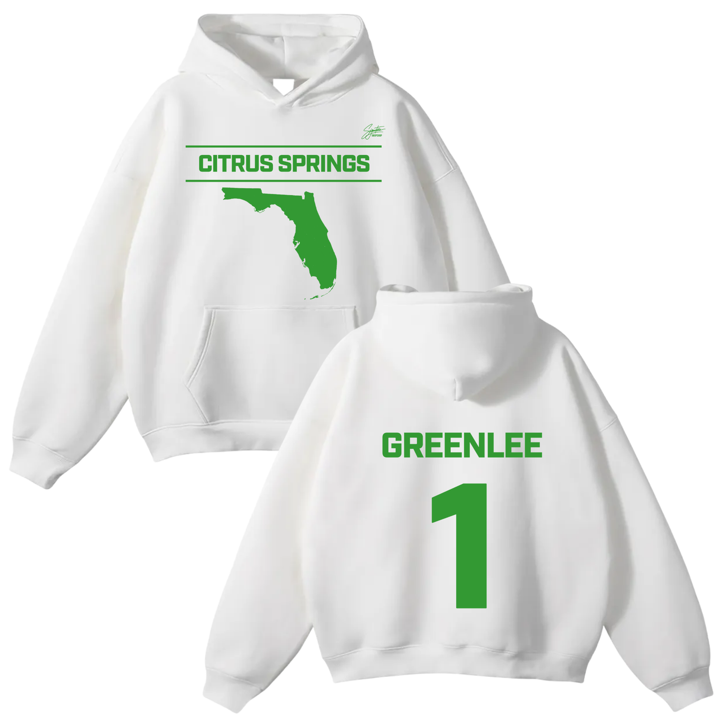 Travaun Greenlee Oversize Fleeced Hoodie
