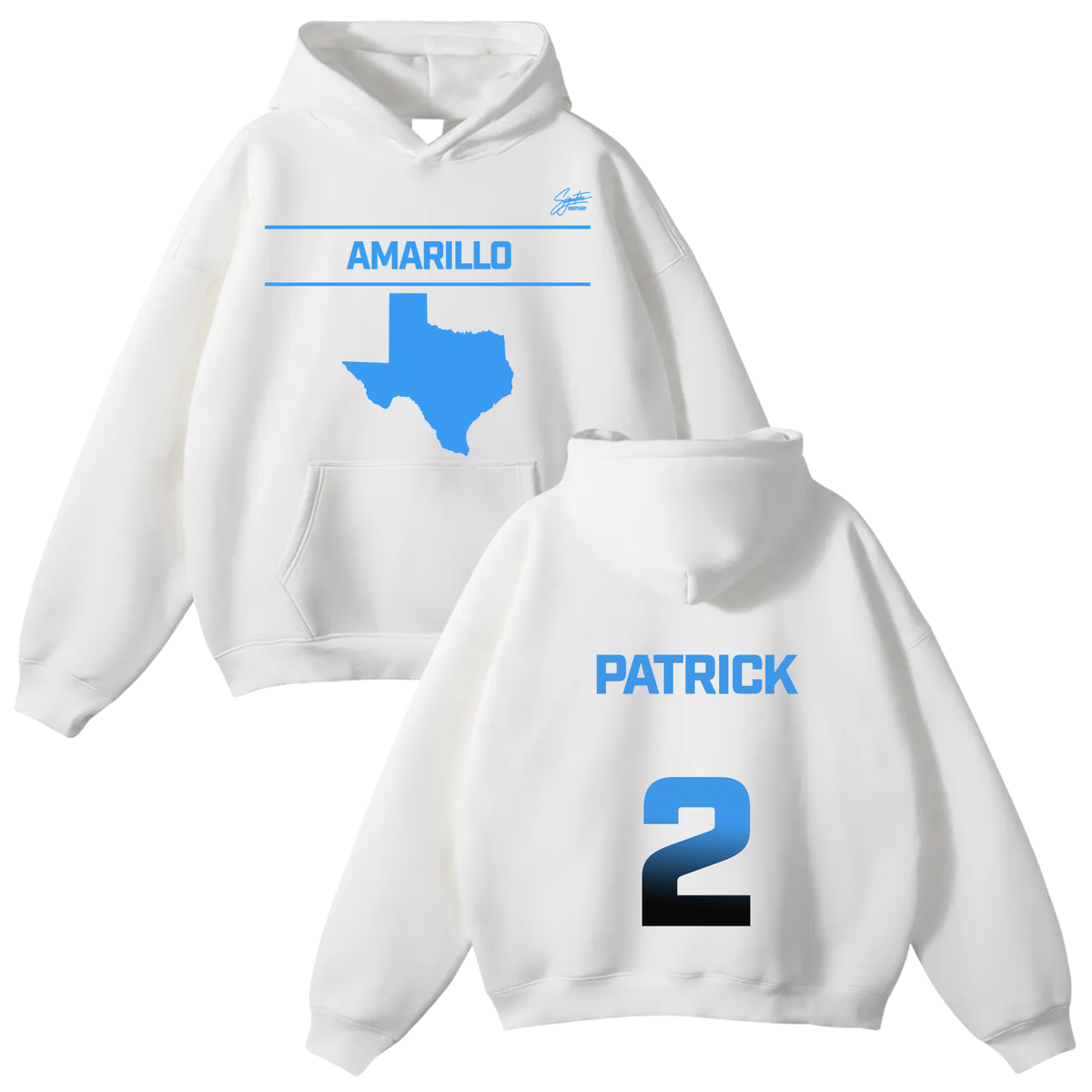 Patrick Perea Oversize Fleeced Hoodie