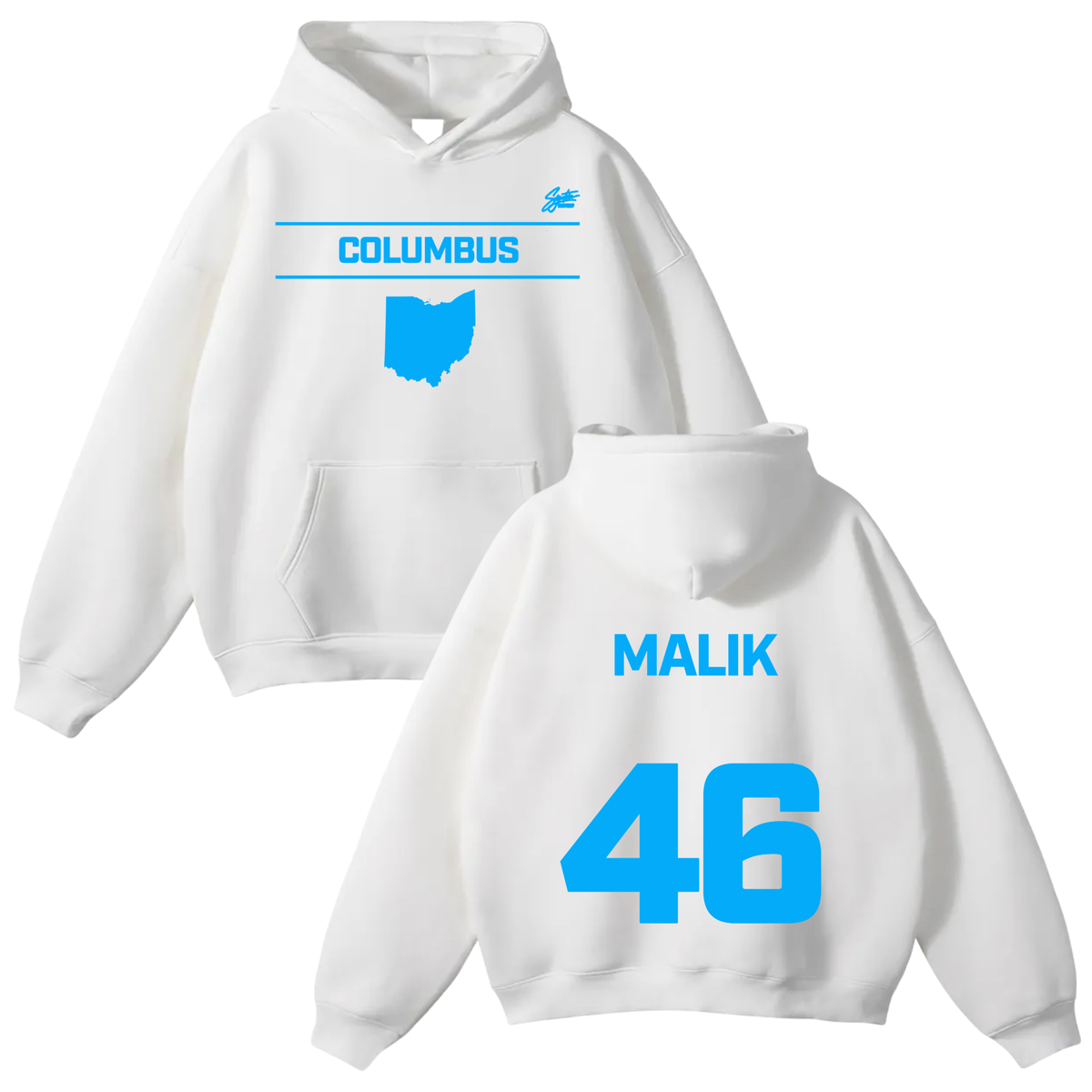 Malik Douthitt Oversize Fleeced Hoodie