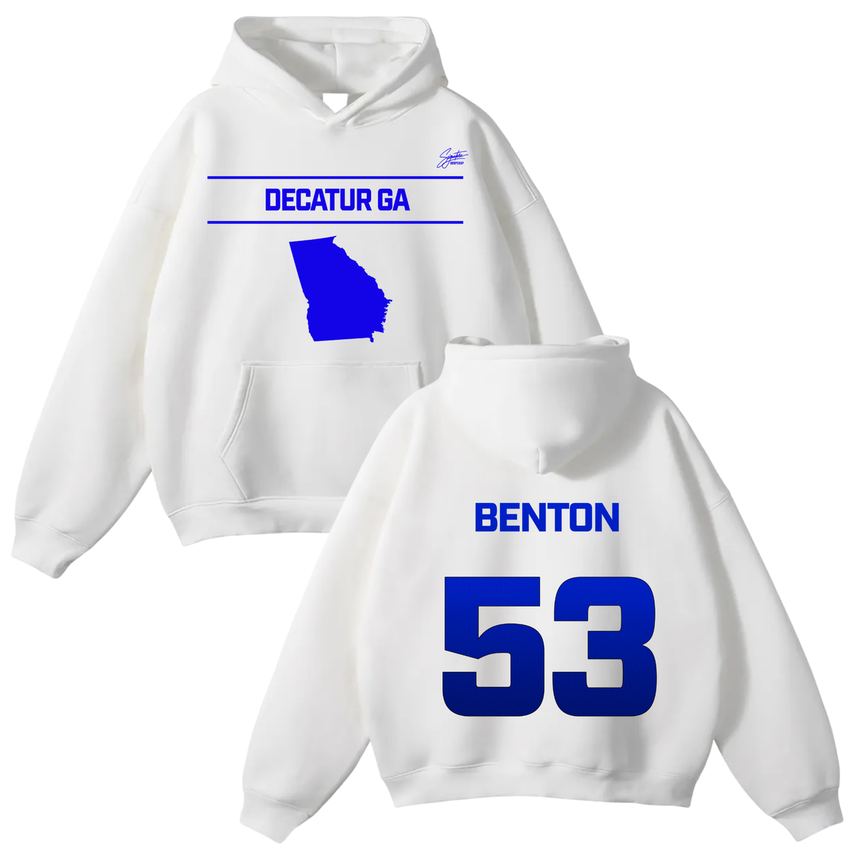 Kamarre Benton Oversize Fleeced Hoodie