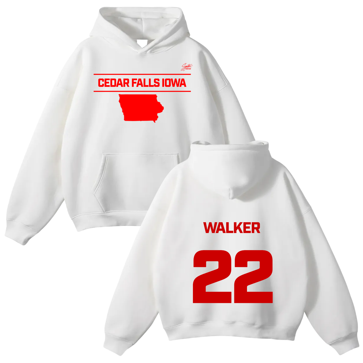 Kani Walker Oversize Fleeced Hoodie