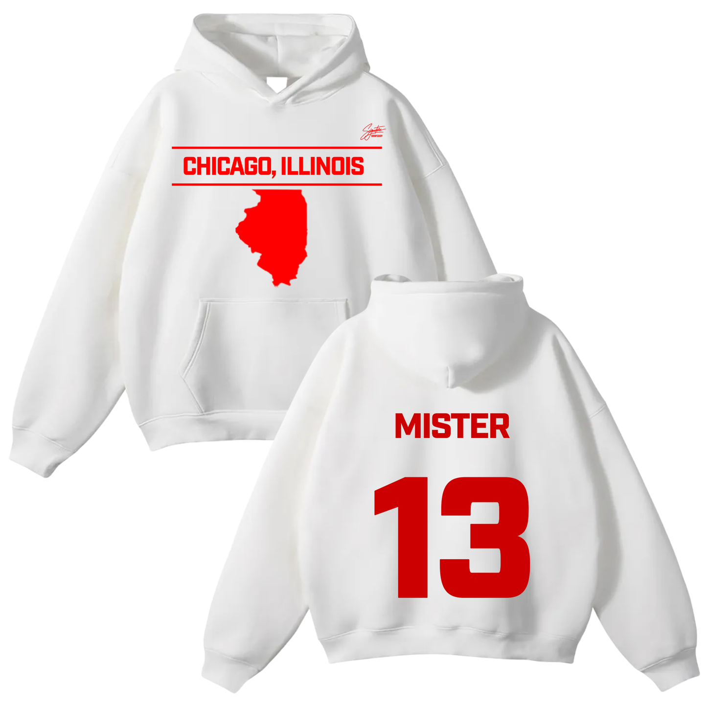 DeAndre Mister Oversize Fleeced Hoodie