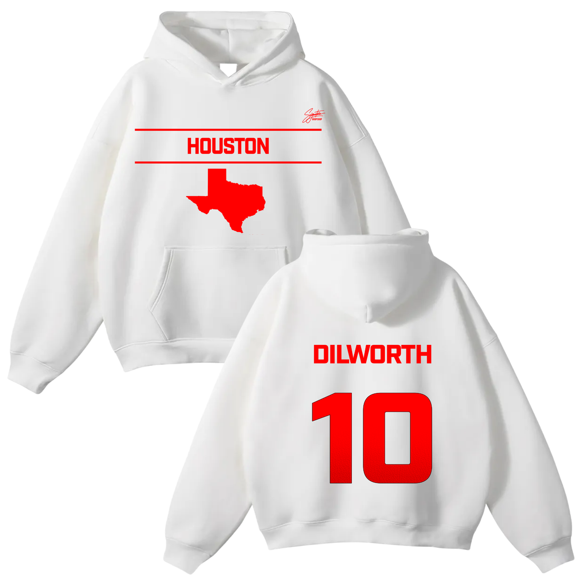 Allen Dilworth Oversize Fleeced Hoodie