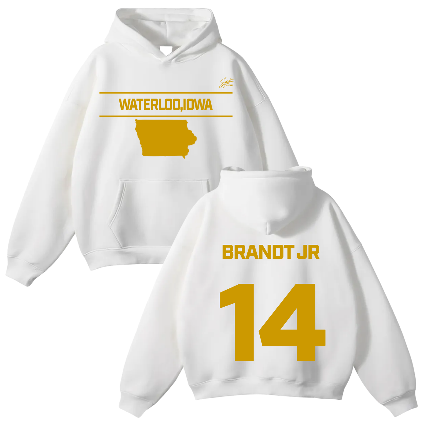 Javaris Brandt Jr Oversize Fleeced Hoodie