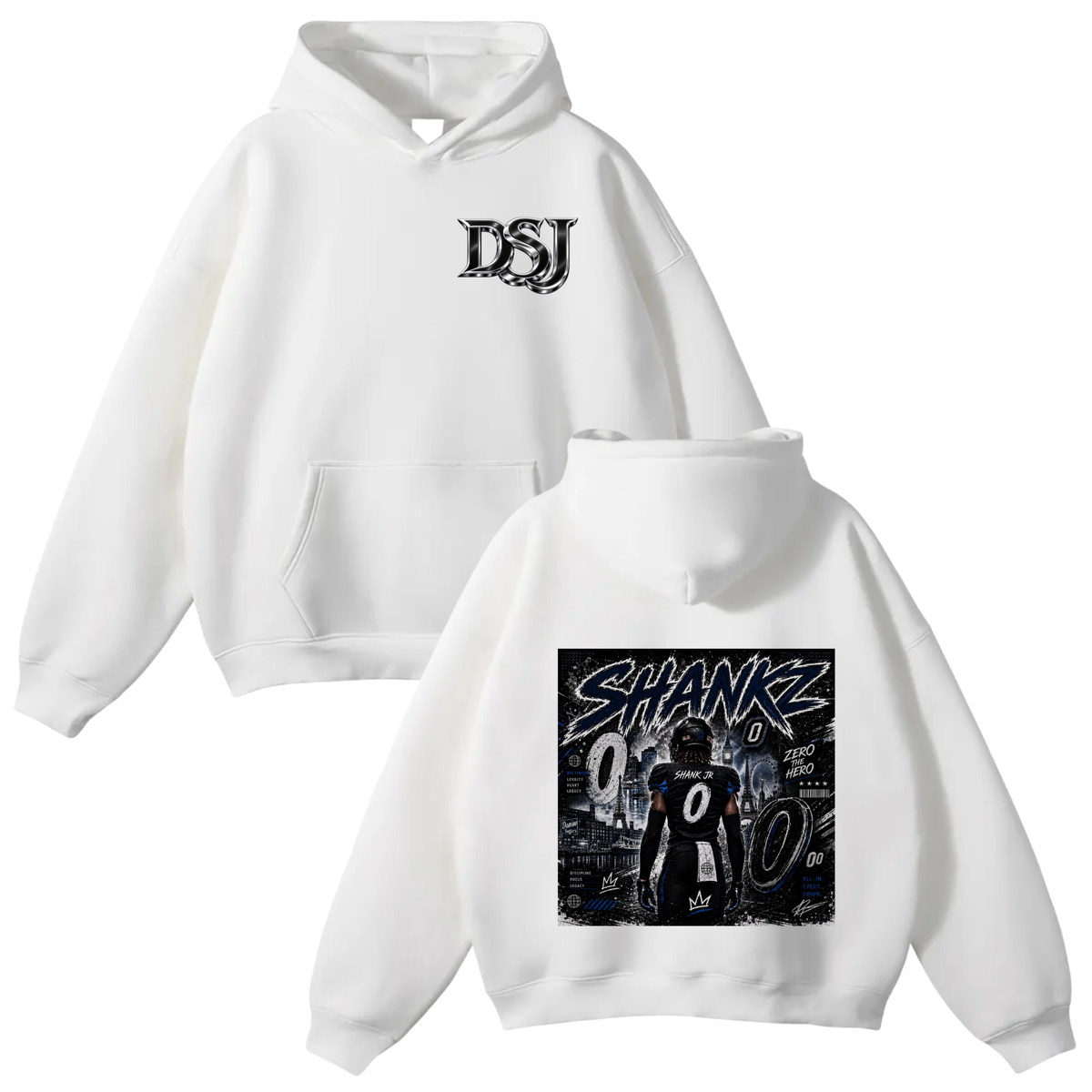 Darric Shank Oversize Fleeced Hoodie