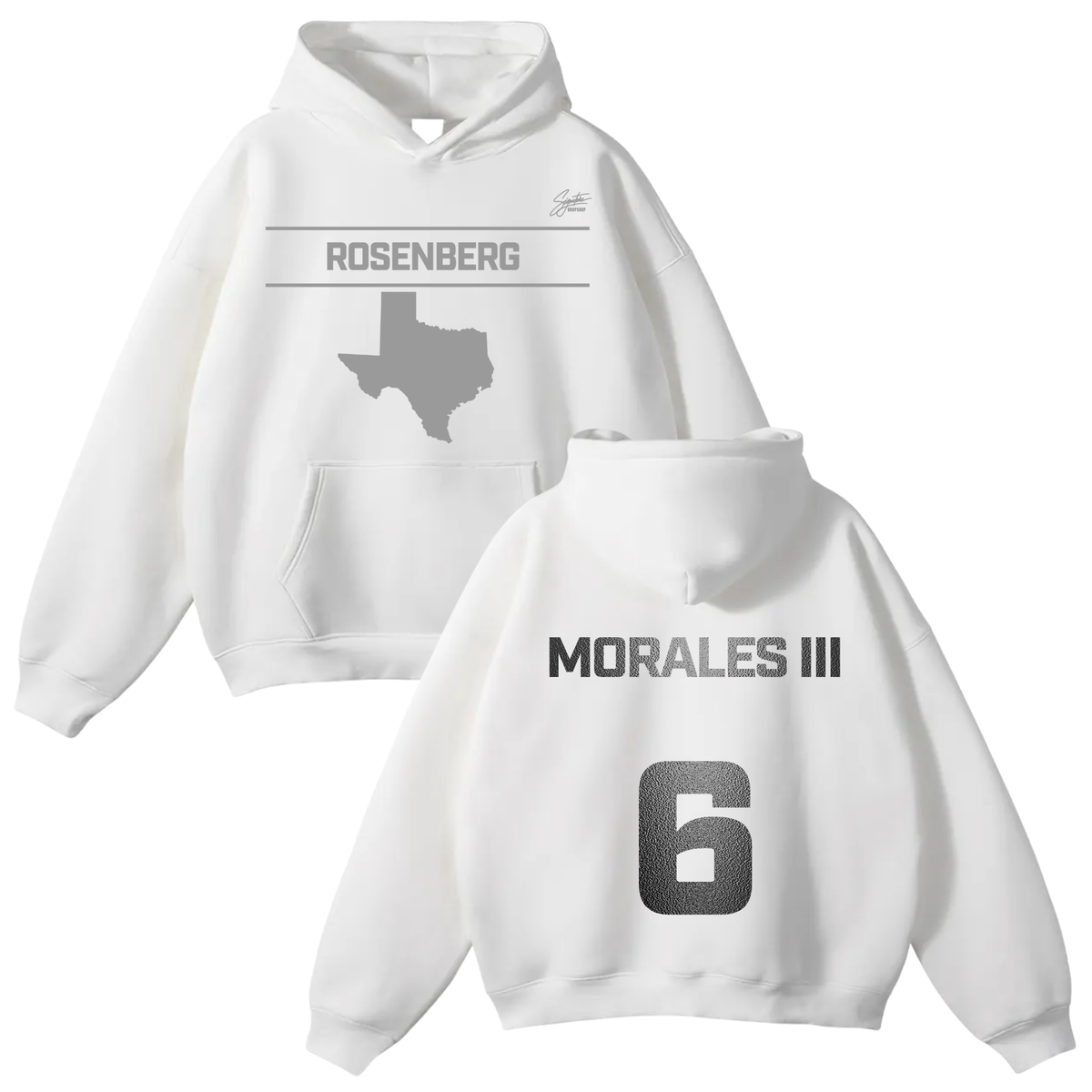 Roman Morales lll Oversize Fleeced Hoodie