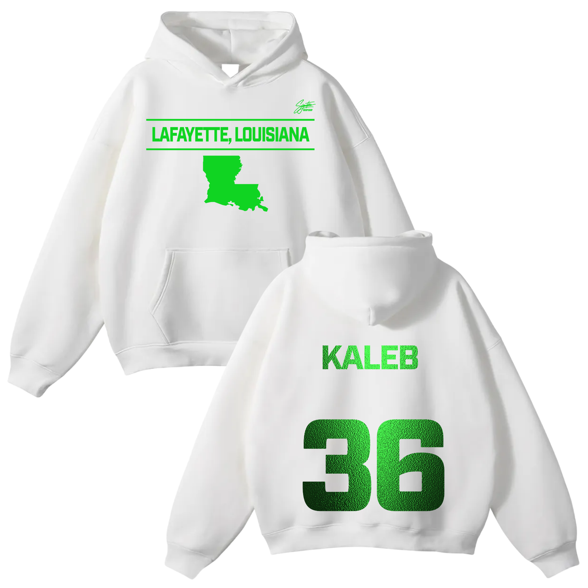 Kaleb Daniels Oversize Fleeced Hoodie