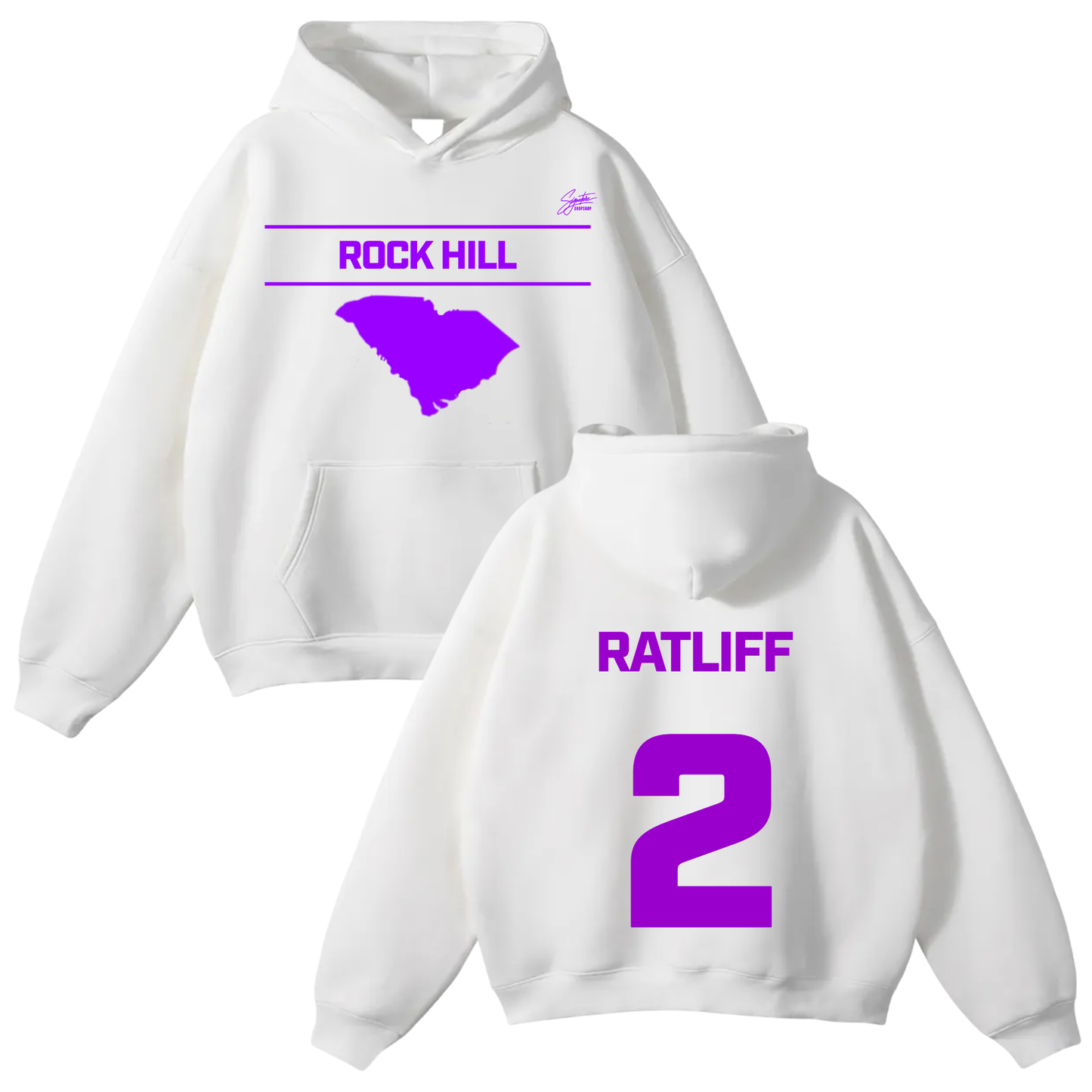 Zahyden Ratliff Oversize Fleeced Hoodie