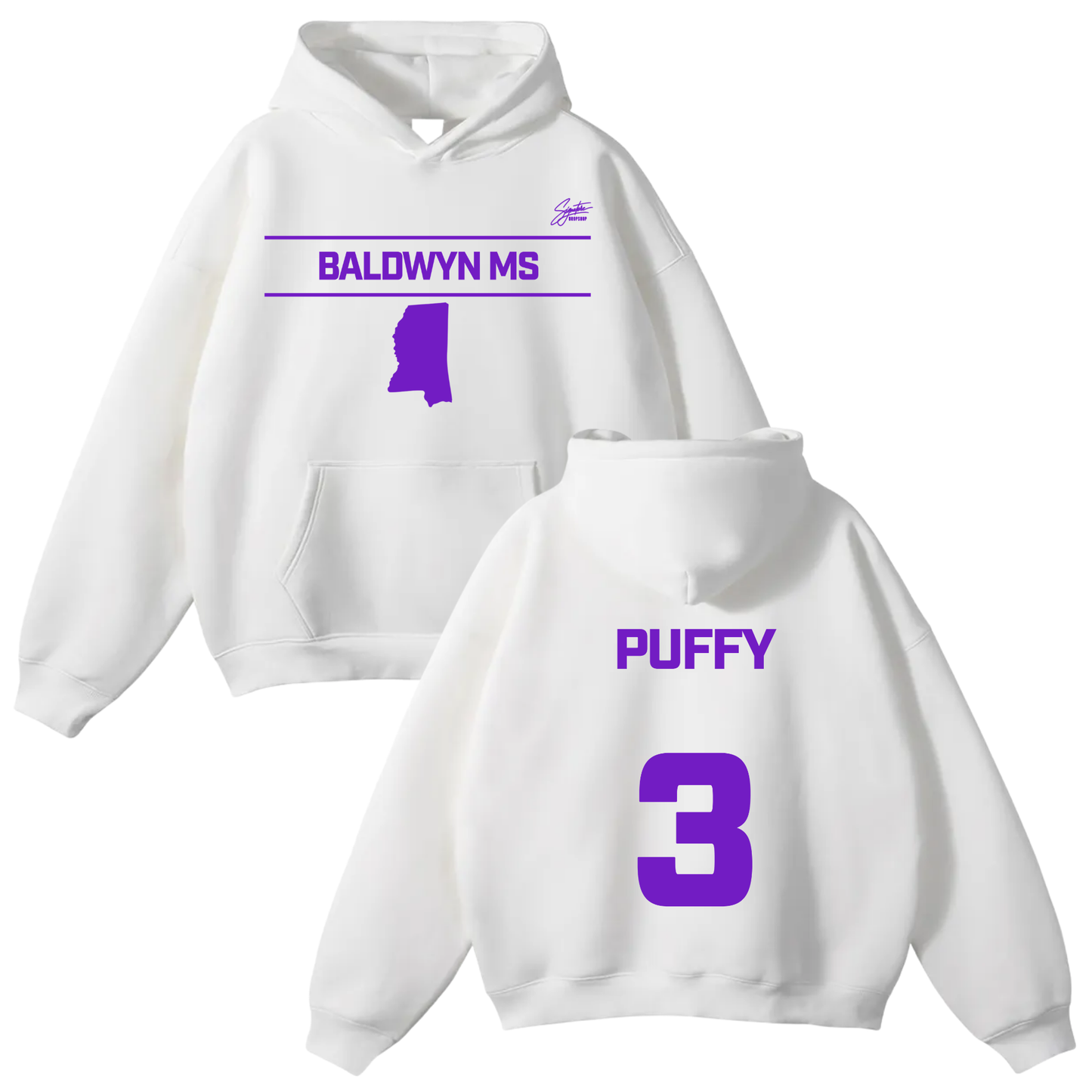 Decorian Warren Oversize Fleeced Hoodie