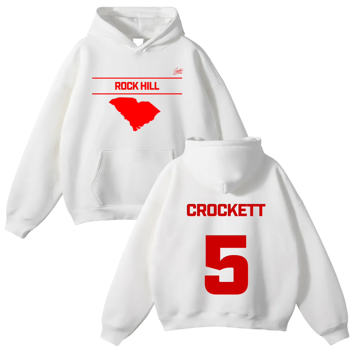 Dawandrick Crockett Oversize Fleeced Hoodie