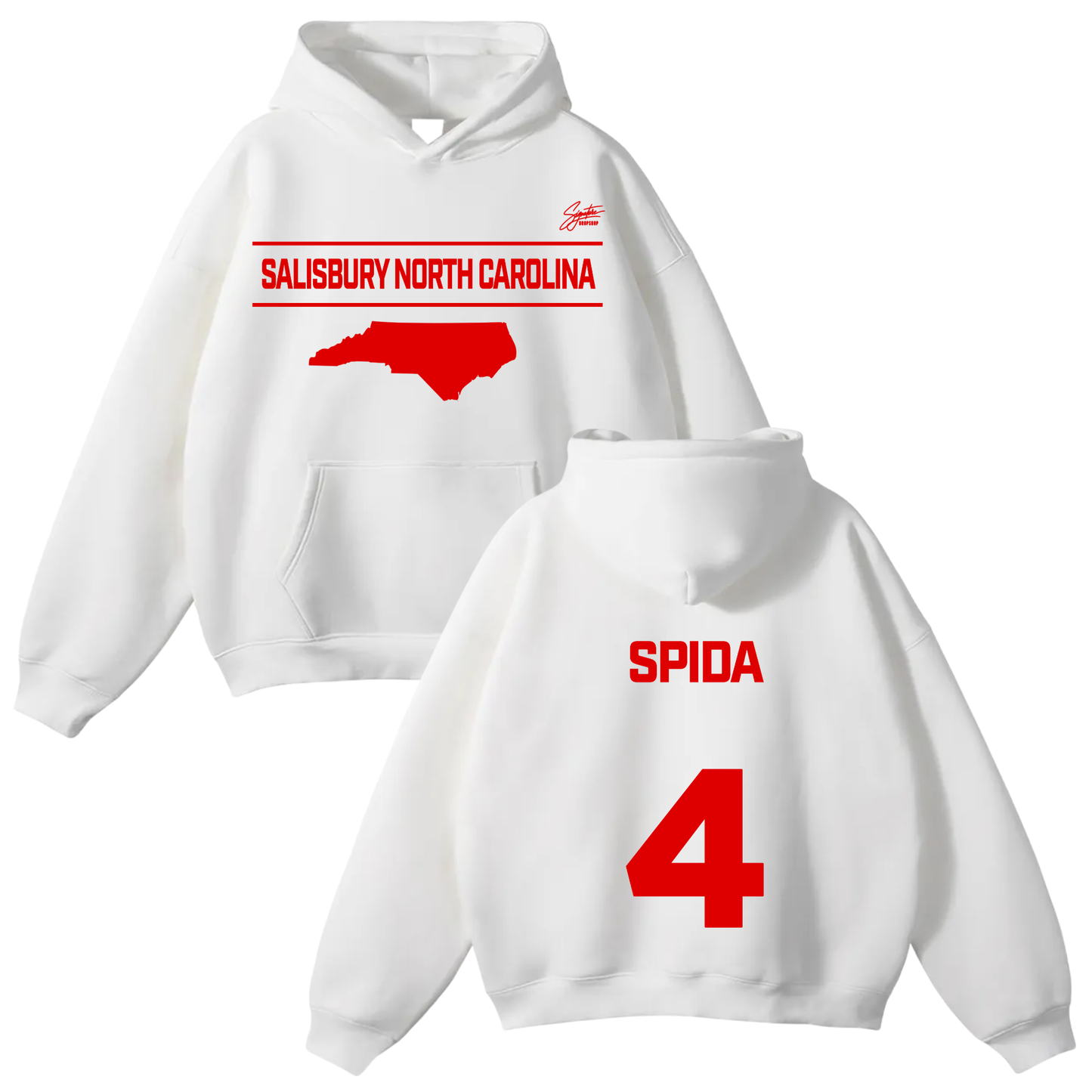 Nathaniel Lathan Jr Oversize Fleeced Hoodie