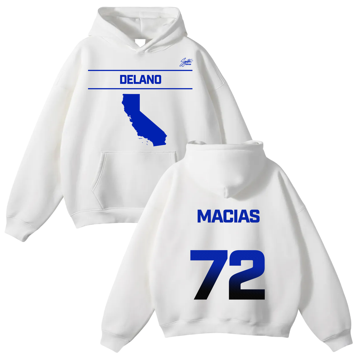 Jeshua Macias Oversize Fleeced Hoodie
