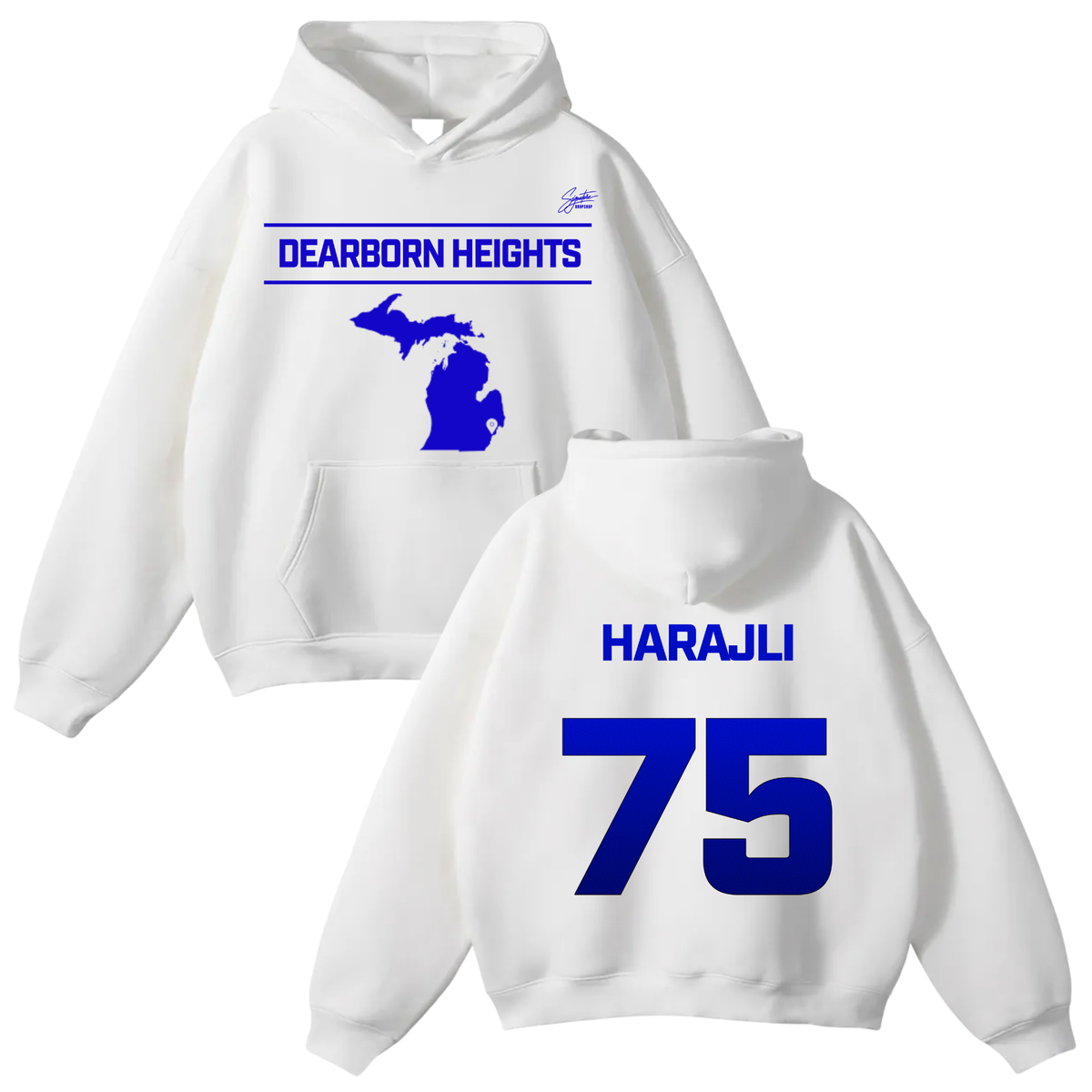 Noah Harajli Oversize Fleeced Hoodie