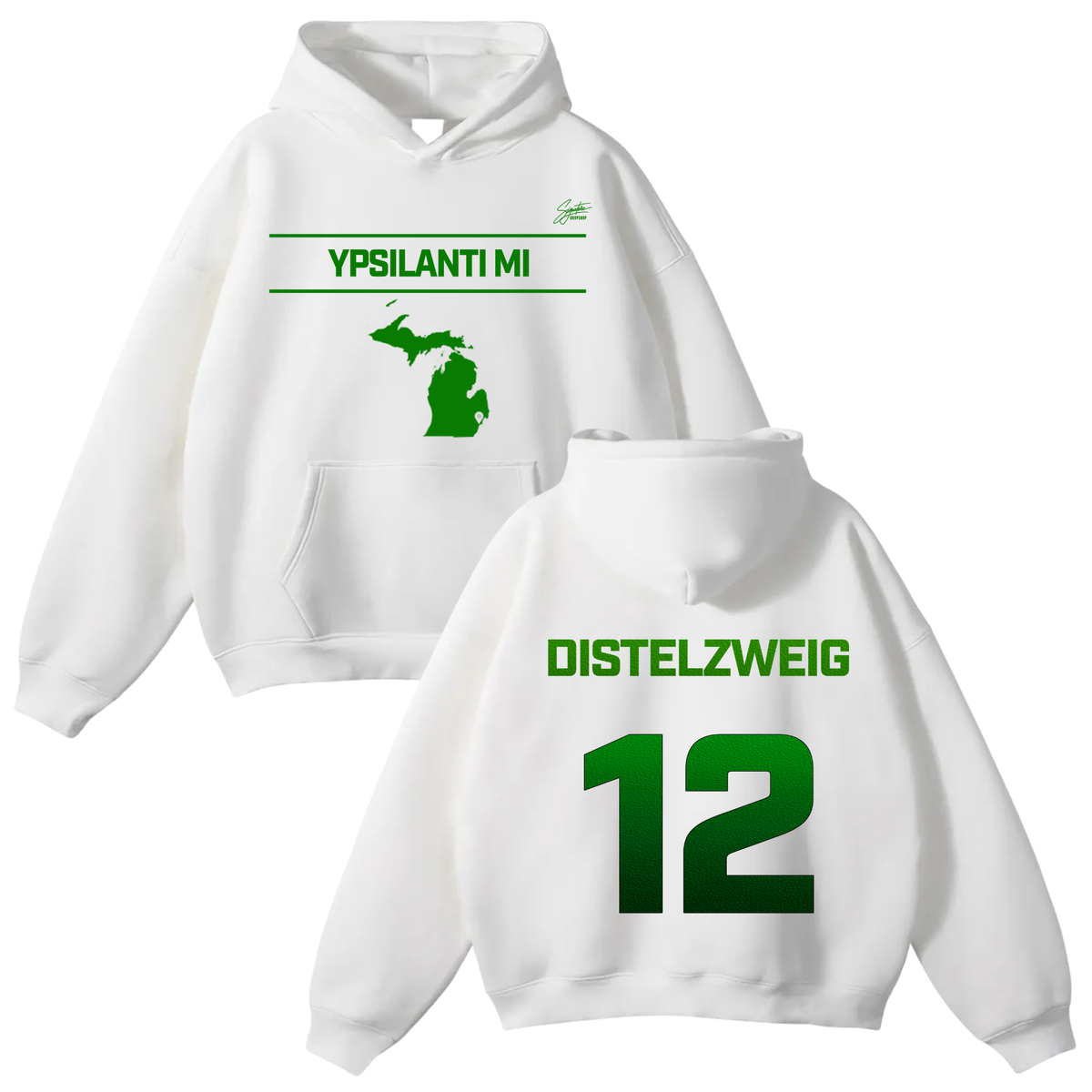 Liam Distelzweig Oversize Fleeced Hoodie