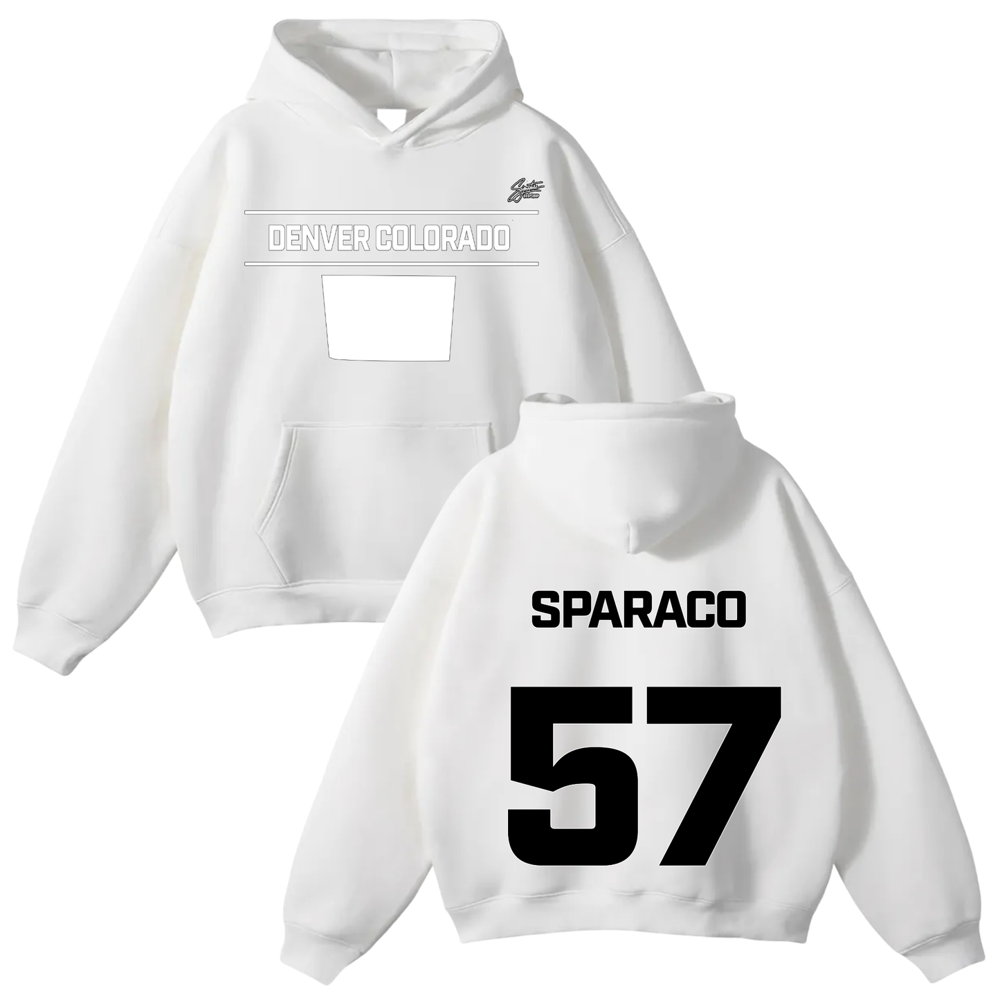 Strasi Sparaco Oversize Fleeced Hoodie