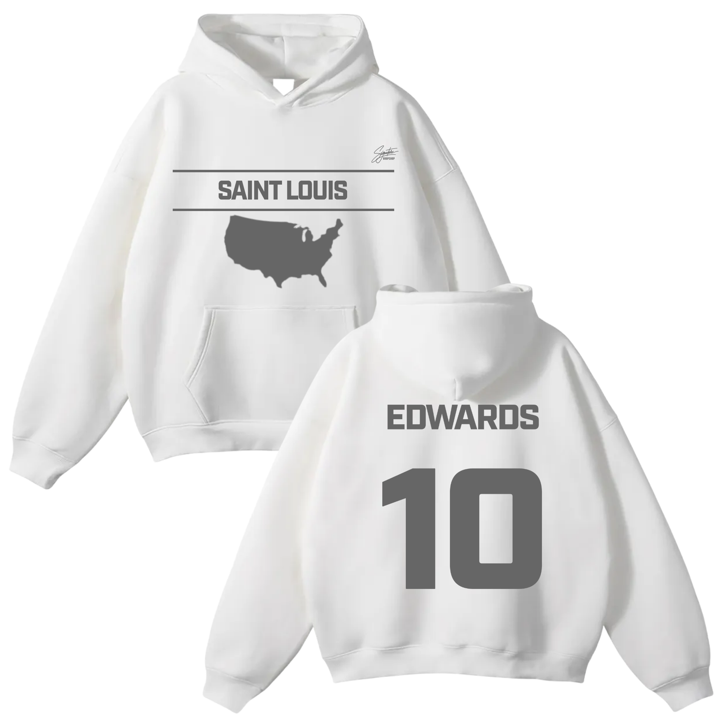 Isaac Edwards Oversize Fleeced Hoodie