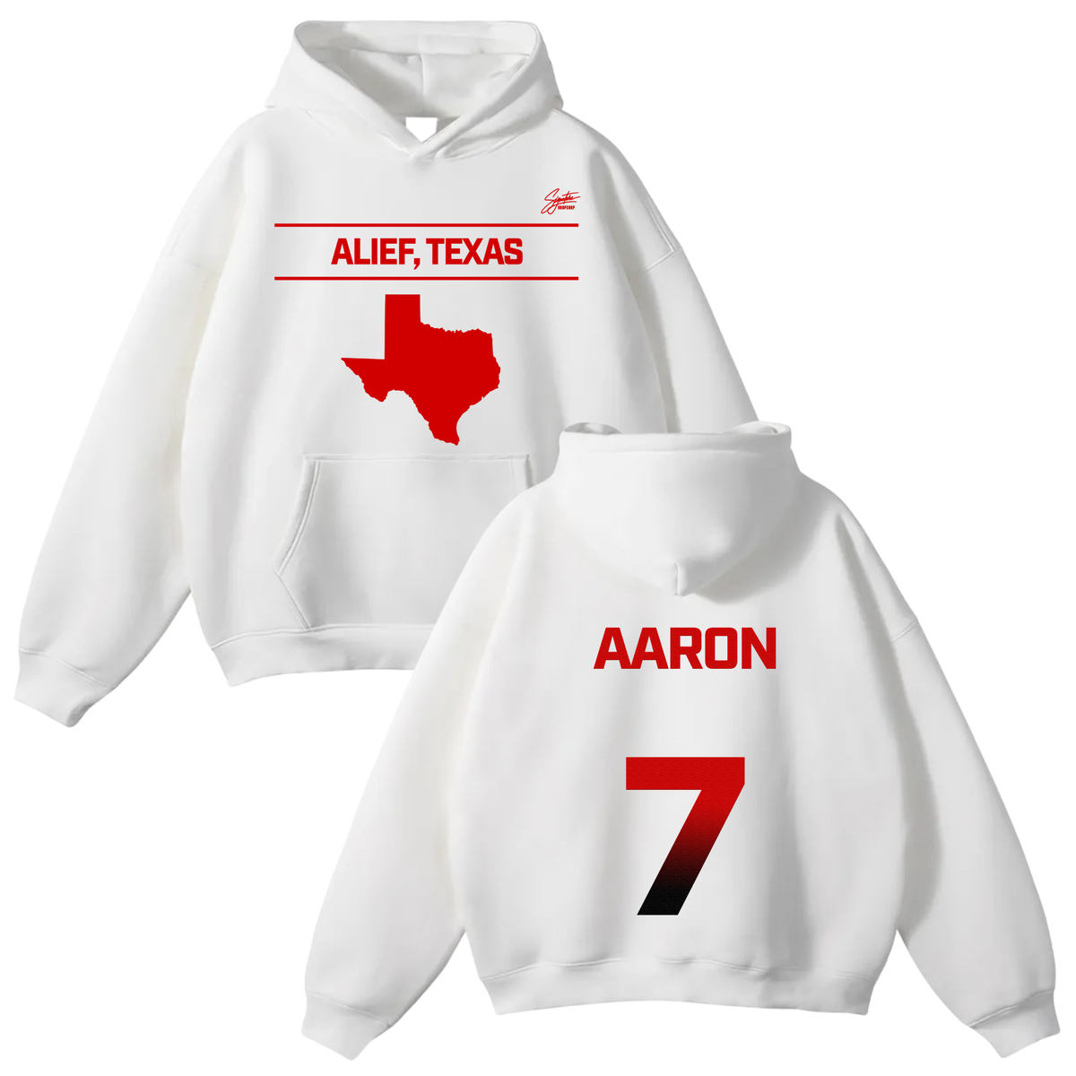 Aaron Jackson Oversize Fleeced Hoodie