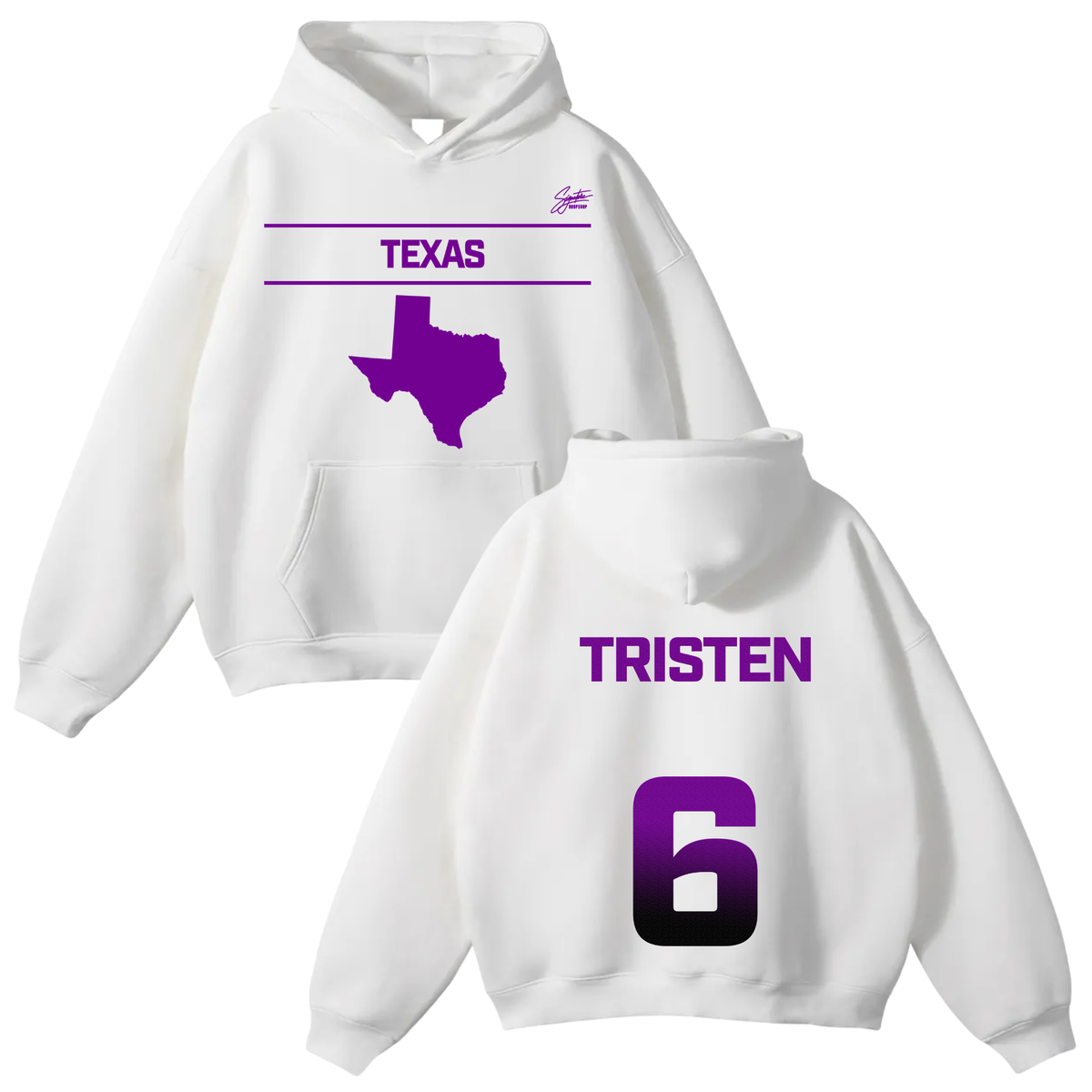 Tristen Davis Oversize Fleeced Hoodie