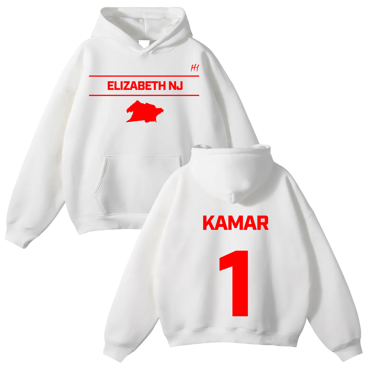 Kamari Thomas Oversize Fleeced Hoodie