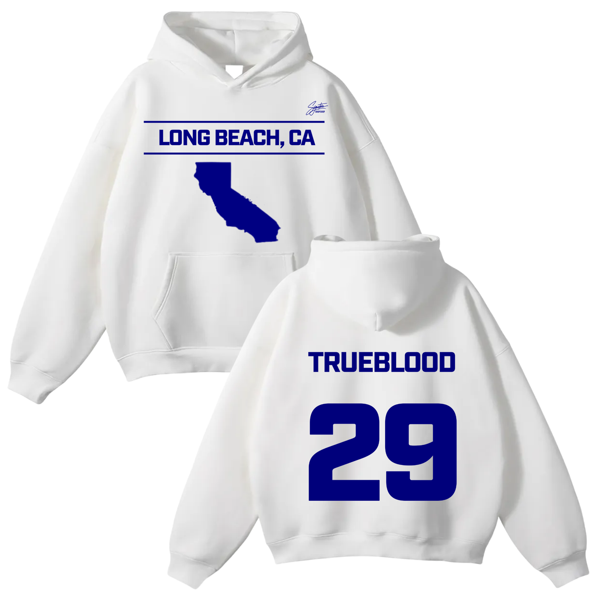 Makai Trueblood  Oversize Fleeced Hoodie