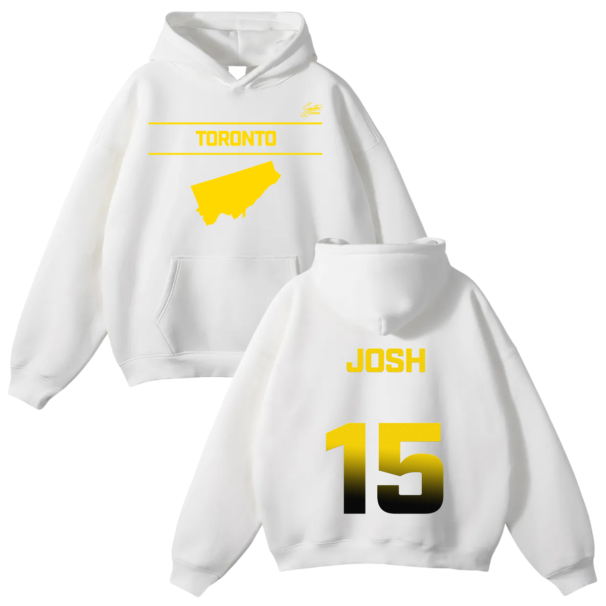 Josh Martin Oversize Fleeced Hoodie