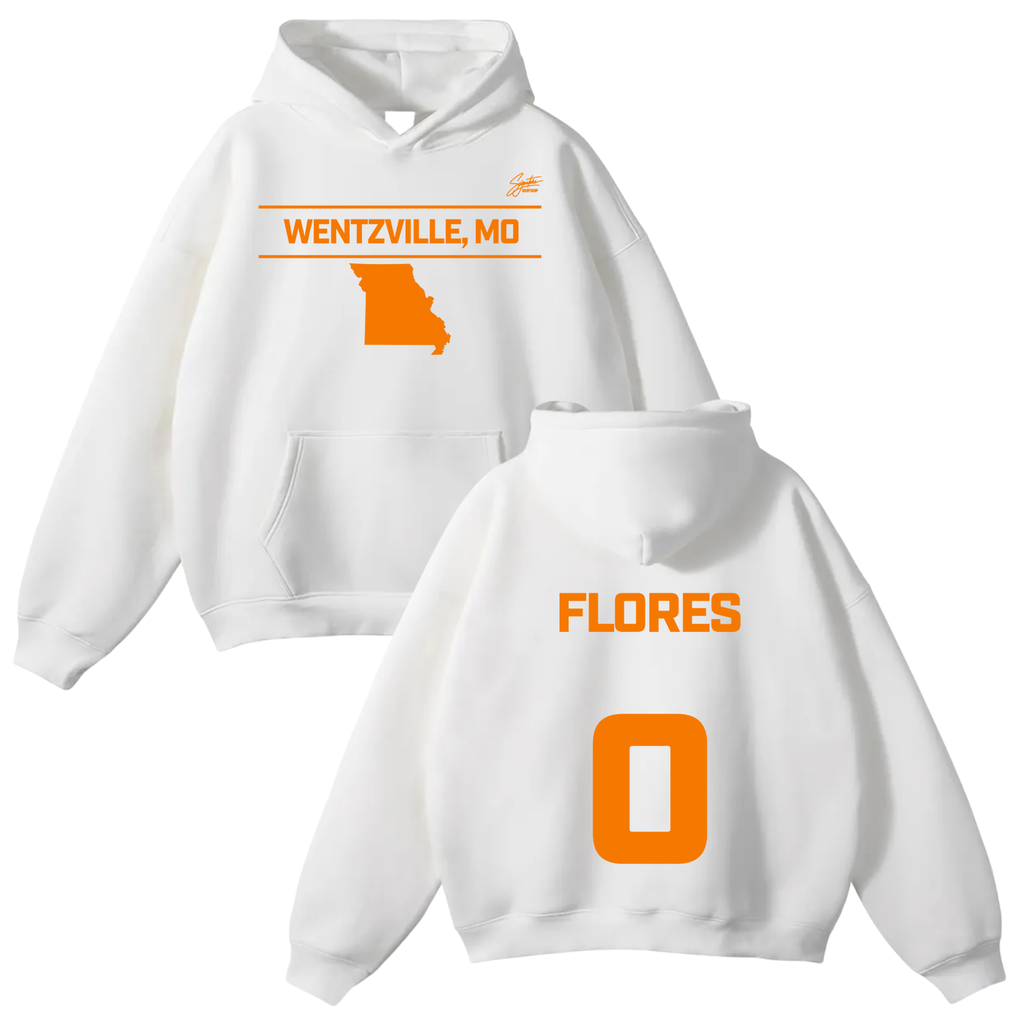 Jayden Flores Oversize Fleeced Hoodie