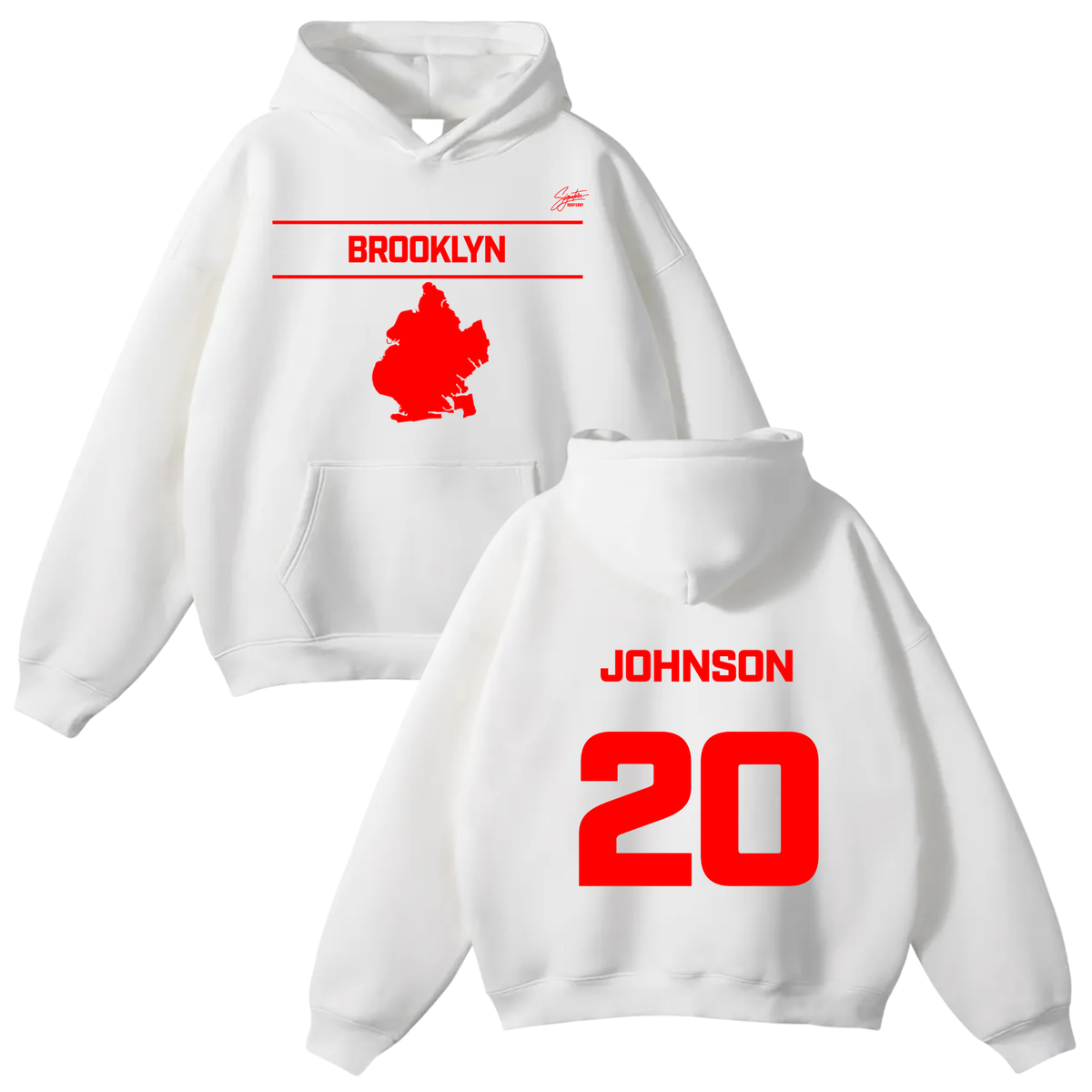 Hunter Johnson Oversize Fleeced Hoodie