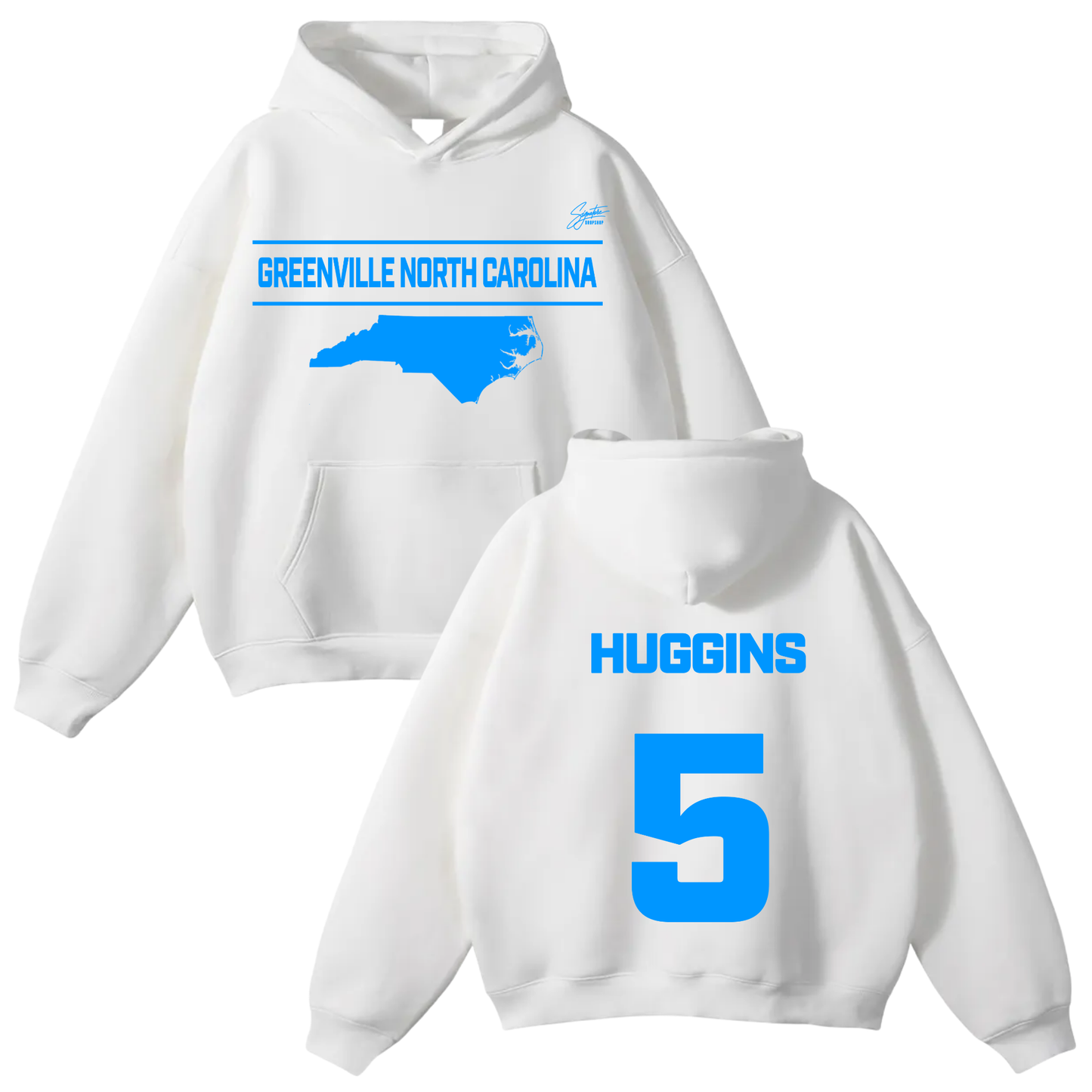 Kamran Huggins Oversize Fleeced Hoodie