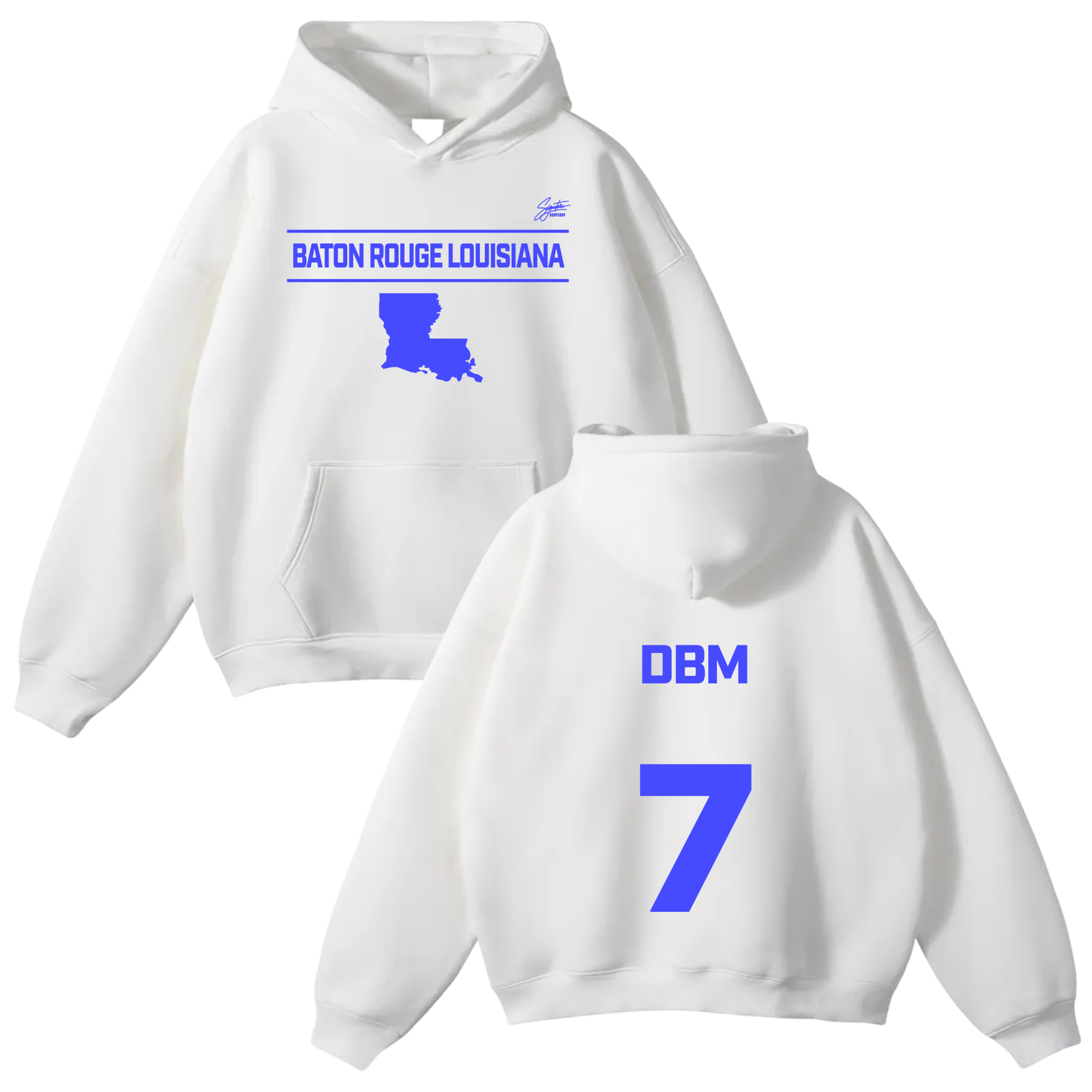 Dmorriyon Breaux-McClendon Oversize Fleeced Hoodie