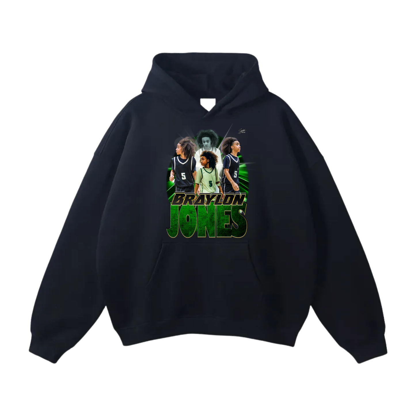 Braylon Jones Oversize Fleeced Hoodie