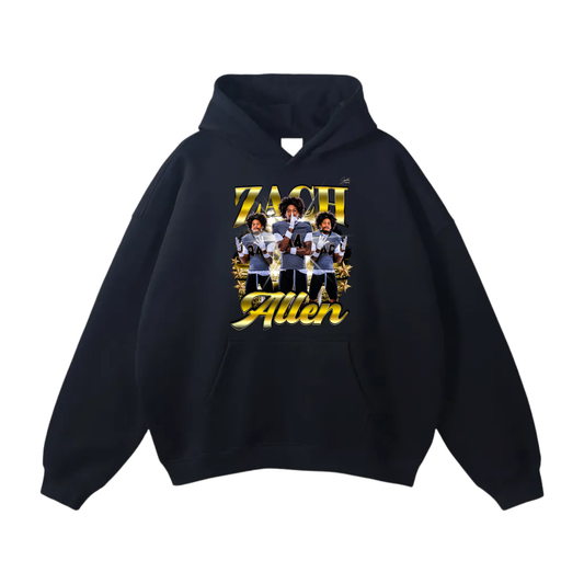 Zach Allen Oversize Fleeced Hoodie