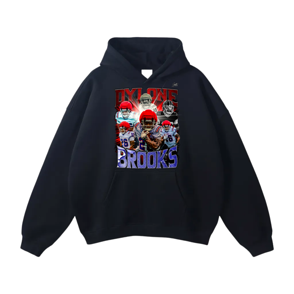Dylone Brooks Oversize Fleeced Hoodie