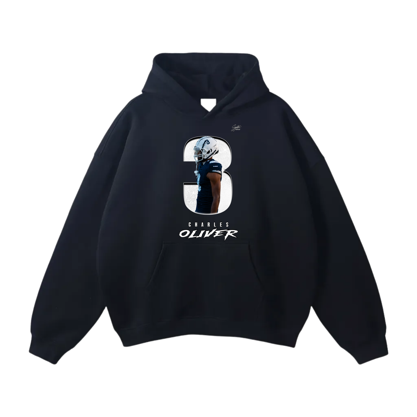 Charles Oliver Oversize Fleeced Hoodie