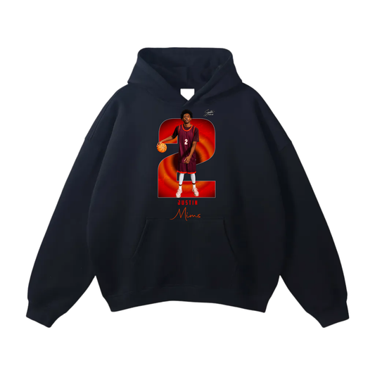 Justin Mims Oversize Fleeced Hoodie