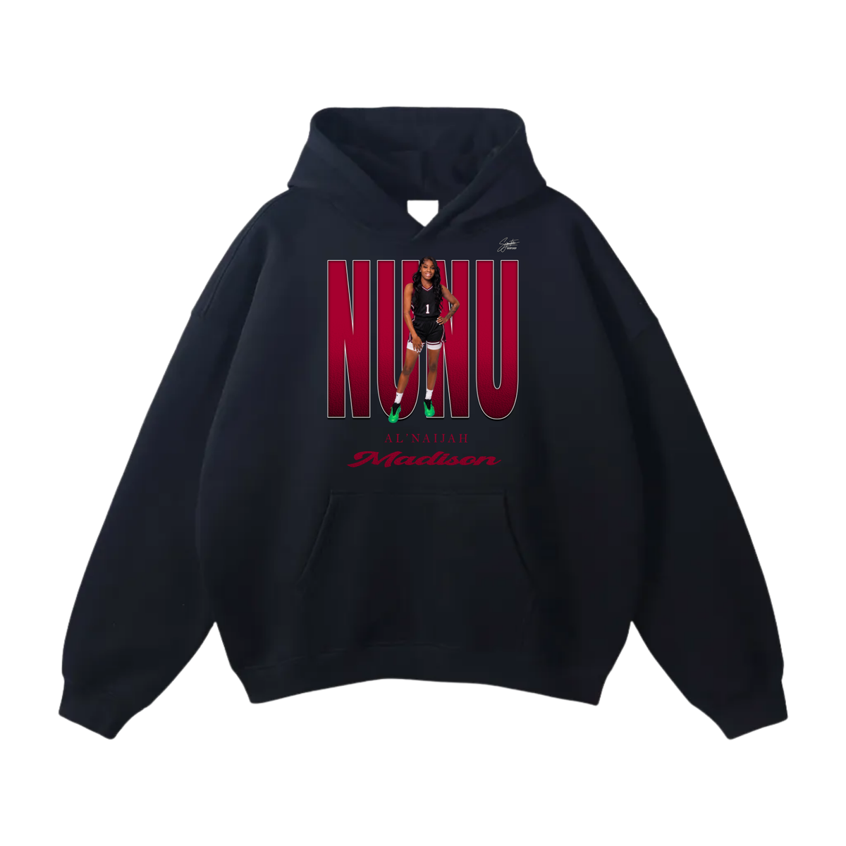 Al’naijah Madison Oversize Fleeced Hoodie