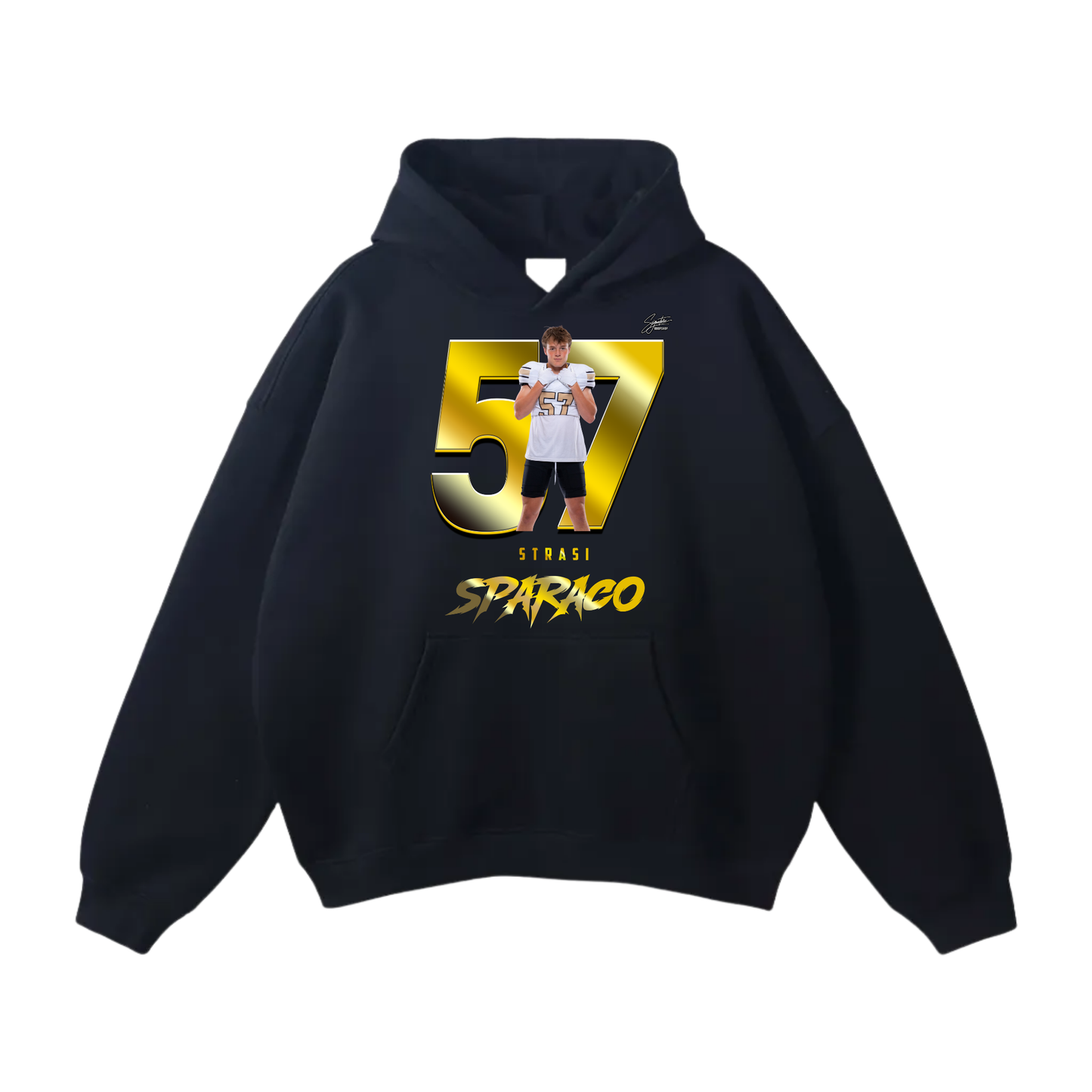 Strasi Sparaco Oversize Fleeced Hoodie