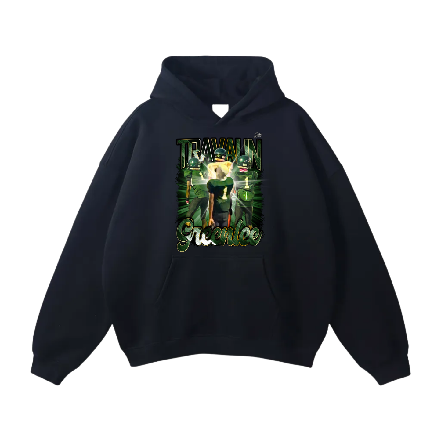 Travaun Greenlee Oversize Fleeced Hoodie