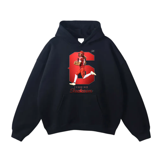 Terrion Jackson Oversize Fleeced Hoodie