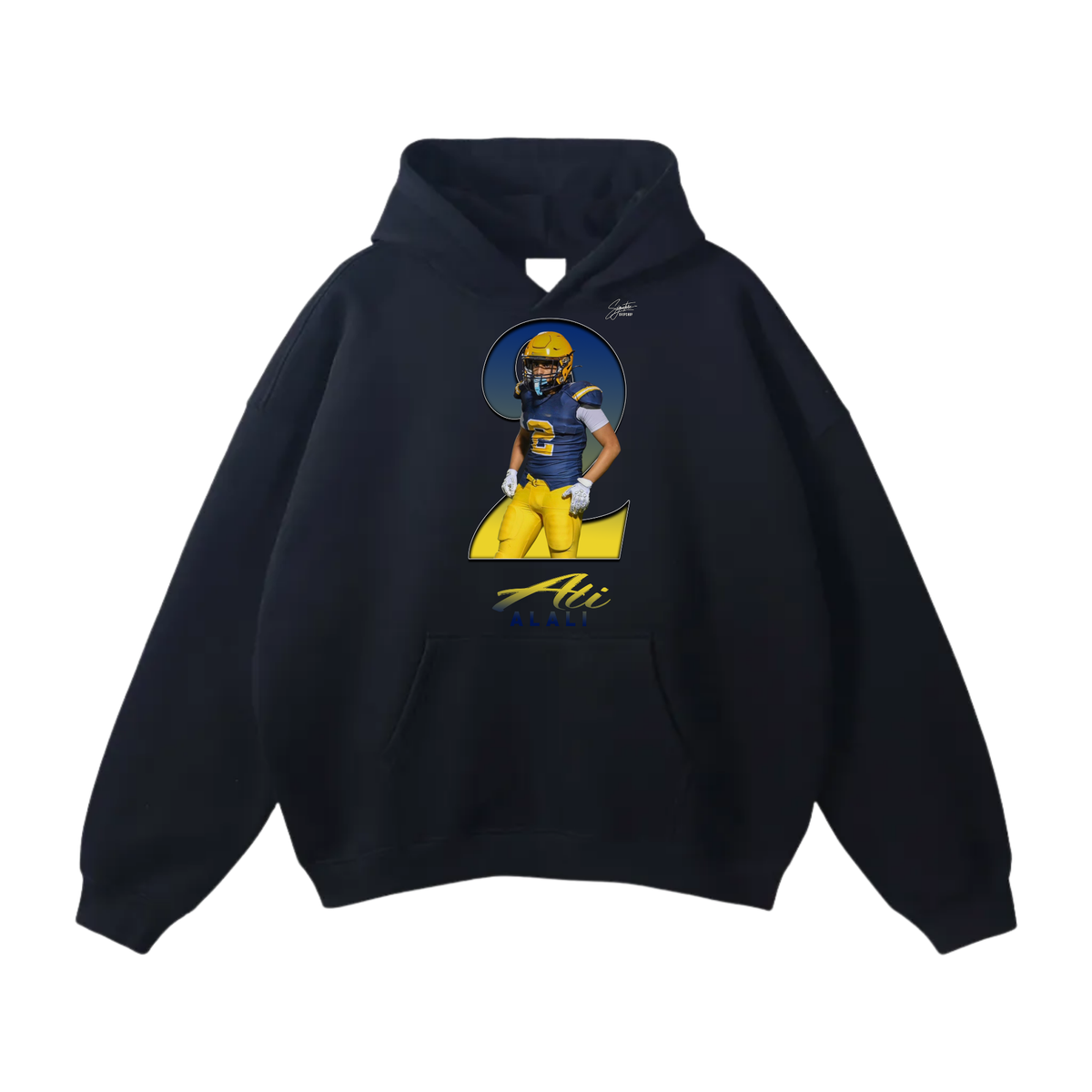 Ali Alali Oversize Fleeced Hoodie