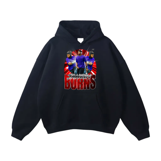 Jaheim Burns Oversize Fleeced Hoodie