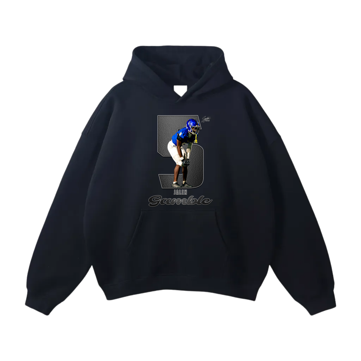 Jalen gamble Oversize Fleeced Hoodie