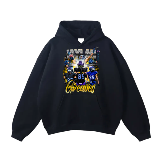 Jaylan Greaves Oversize Fleeced Hoodie