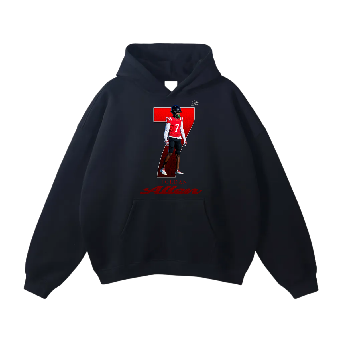 Jordan Allen Oversize Fleeced Hoodie