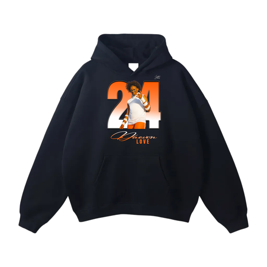 Daevon love Oversize Fleeced Hoodie