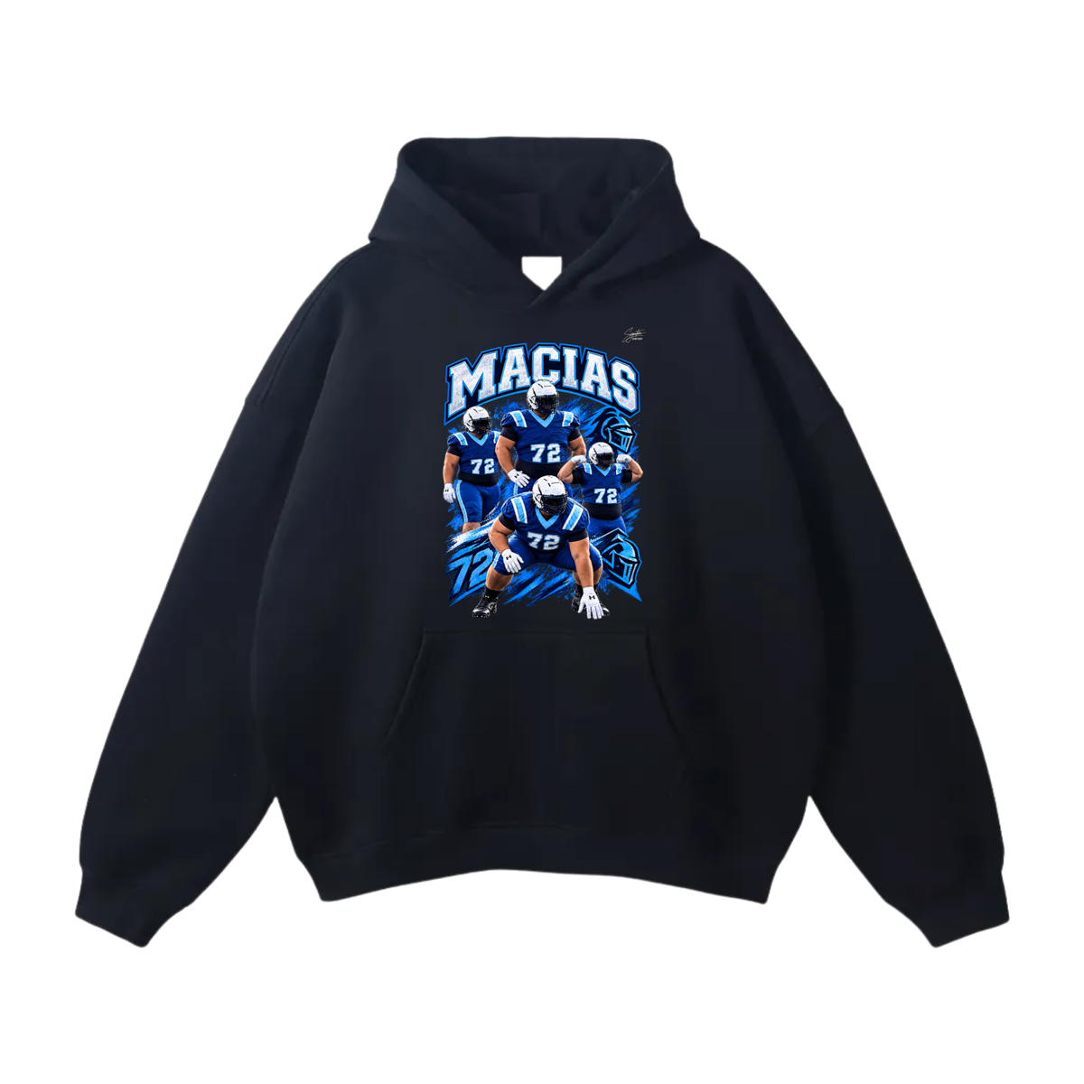 Jeshua Macias Oversize Fleeced Hoodie
