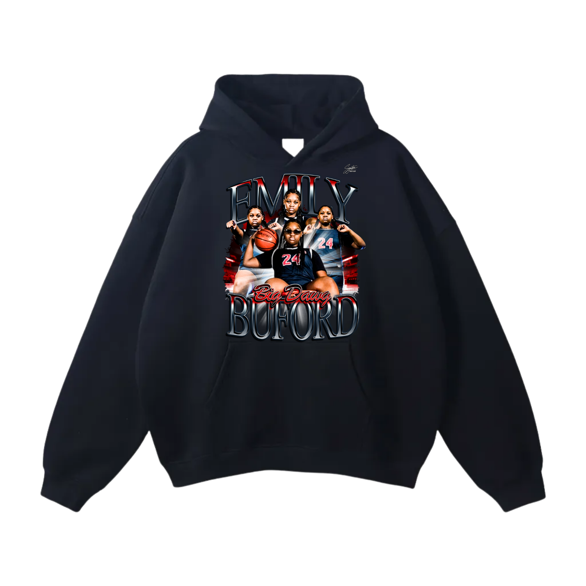 Emily Buford Oversize Fleeced Hoodie