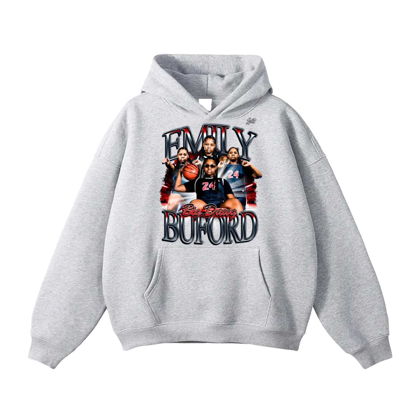 Emily Buford Oversize Fleeced Hoodie