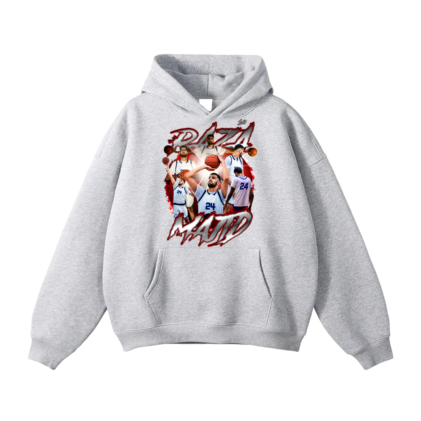 Raza Majid Oversize Fleeced Hoodie