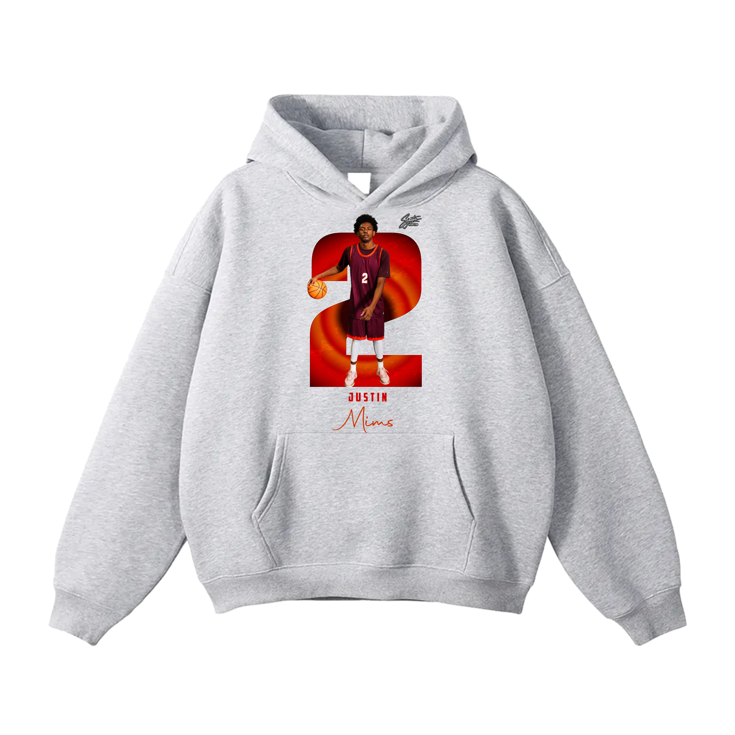 Justin Mims Oversize Fleeced Hoodie