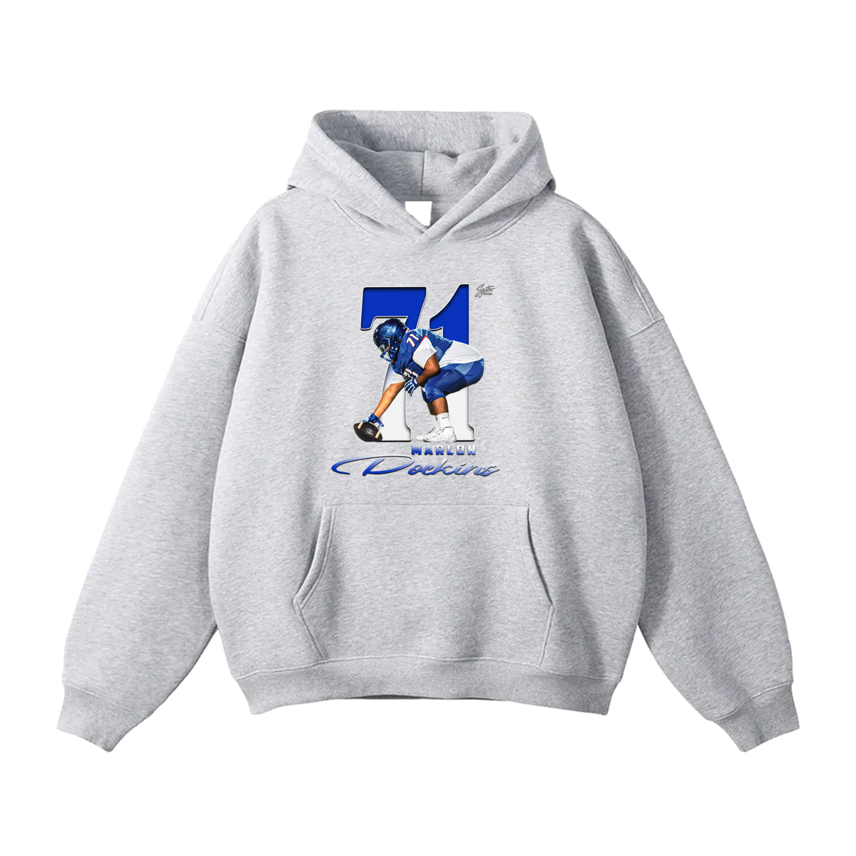 Marlon Dockins Oversize Fleeced Hoodie